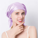 Bonnet de nuit en soie de mûrier 100 % naturelle, bonnet de douche en soie, bonnet de nuit, tâches ménagères, cuisine, soins capillaires, bonnet protecteur, accessoires pour cheveux