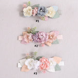Baby Headbands for Toddlers Infant Beautiful Artificial Flowers Hair Bands for Baby Girls Sweet Cute Head Bands Hair Accessories