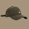 Fashionable Retro Polar Bear Embroidered Baseball Cap For Women Japanese Style Versatile Big Head Circumference Duckbill cap