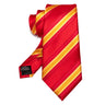 Cadeaux pour hommes EASTEPIC : cravates rayées, cravates rouges pour messieurs en vêtements raffinés, accessoires à la mode pour les occasions sociales