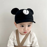 Cute Bear Ear Baby Hat Kids Boy Girl Soft Cotton Peaked Bonnet Caps Children Cartoon Casual Sun Visor Hats