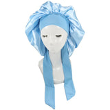 Bonnet de nuit en satin pour femme et homme, bonnet de nuit unisexe, bonnet de douche