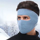 Women Men Winter Warm Cycling Windproof Cold-proof Mouth Cover Face Shield for Outdoor Camping Ski Earmuffs Fleece Warm Mask