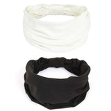 Wide Headbands For Women Non Slip Soft Elastic Hair Bands Yoga Running Sports Workout Gym Head Wraps Turbans Bandana