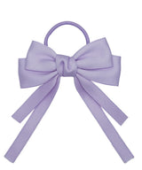 2PCS Elastic Hair Ties Rings Boutique Fabric Fringes Bows Grosgrain Ribbon Ponytail Holder Rubber Hair Bands Hair Accessories