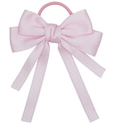 2PCS Elastic Hair Ties Rings Boutique Fabric Fringes Bows Grosgrain Ribbon Ponytail Holder Rubber Hair Bands Hair Accessories